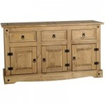 Corona Pine Large Sideboard Brown