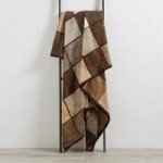 Thermosoft Checked 150cm x 200cm Blanket Chocolate (Brown)