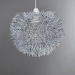 Urchin Ball Easy Fit Pendant Shade Silver