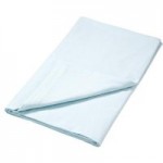 Luxury 100% Brushed Cotton Pale Blue Flat Sheet Pale Blue