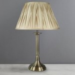 Reeded Table Lamp Gold