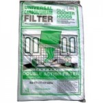 Universal Carbon Grease Filter Black