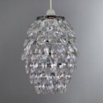 Pineapple Acrylic Easy Fit Pendant Shade Clear
