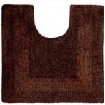 Super Soft Reversible Chestnut Pedestal Mat Chestnut (Brown)