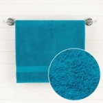 Teal Egyptian Cotton Towel Teal (Blue)
