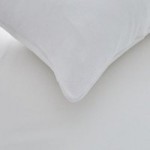 Contoured Memory Foam Pillowcase White