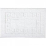 Luxury Cotton White Non-Slip Bath Mat White