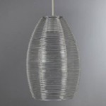 Cigar Wire Easy Fit Pendant Shade Silver
