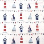 Maritime Fabric Blue / Red
