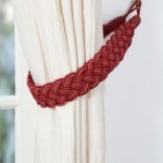 Plaited Tieback Red