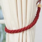 Cotton Rope Tieback Red