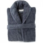 Egyptian Cotton Charcoal Dressing Gown Charcoal (Grey)