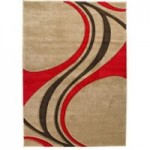 Red Mirage Rug Red