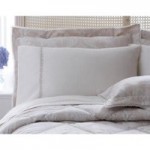 Dorma Aveline Natural Cuffed Pillowcase Light Brown / Natural