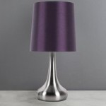 Rimini Purple Touch Lamp Blackcurrant (Purple)