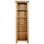 Aylesbury Oak Slim Bookcase Light Brown / Natural