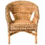Java Wicker Chair – Brown Light Brown