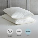 Duck Feather Medium-Support Pillow Pair White