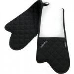 Cookshop Infinity Black Double Oven Glove Black