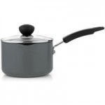 Hard Anodised 16cm Saucepan Grey