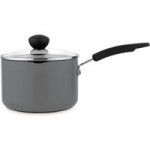 Hard Anodised 18cm Saucepan Grey