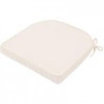 Cream Drill Foam Seat Pad Cream