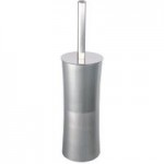 Ohio Toilet Brush Holder Silver