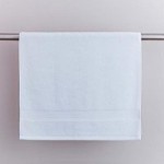 Dorma Silk Blend Snow Towel Snow (White)