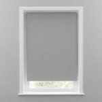 Grey Herringbone Blackout Roller Blind Grey