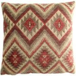 Large Tonto Wine Cushion Cover Dark Red