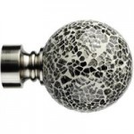 Mix and Match Mirrored Ball Finials Dia. 28mm Silver