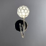 Sphere 1-Light Chrome Wall Fitting Silver
