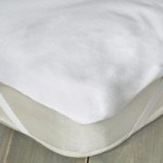 Memory Foam Mattress Topper Cover White