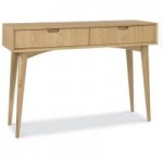 Skandi Oak Console Table with Drawer Light Brown / Natural