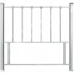 Luca Nickel Headboard Matt Silver