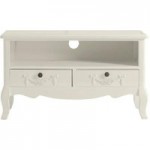 Toulouse Ivory TV Stand White