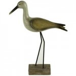 Hamptons Bird Sculpture Brown