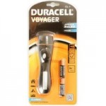 Duracell LED Torch With 2 AA Batteries Black