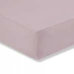 Non Iron Plain Dusty Pink 25cm Fitted Sheet Dusty Pink