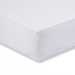 Non Iron Plain White 25cm 3/4 Bed Fitted Sheet White