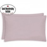 Non Iron Plain Dye Kingsize Dusky Pink Pillowcase Pair Dusty Pink