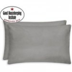 Non Iron Plain Dye Kingsize Slate Pillowcase Pair Slate (Grey)