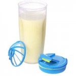 Sistema Shaker To Go Bottle Assorted Colours Yellow/Green