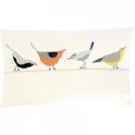 Birds on a Wire Cushion Cream