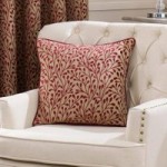 Willow Red Filled Cushion Red