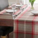 Highland Check Red Table Runner Red / Brown