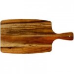 Acacia Board with Handle Brown