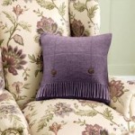 Dorma Plum Maldon Cushion Dark Purple