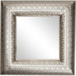Moroccan Cut Out Mirror Silver