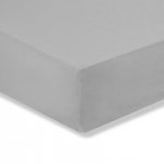 Non Iron Plain Silver 25cm Fitted Sheet Silver